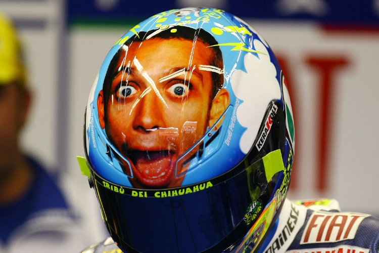 Valentino Rossi begeisterte Millionen Fans mit seinen Scherzen