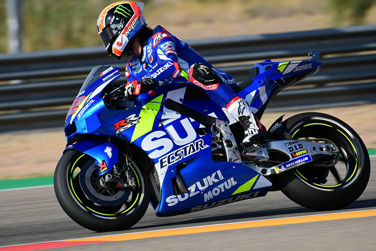 Alex Rins auf der Suzuki