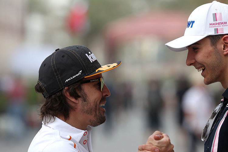 Fernando Alonso und Esteban Ocon