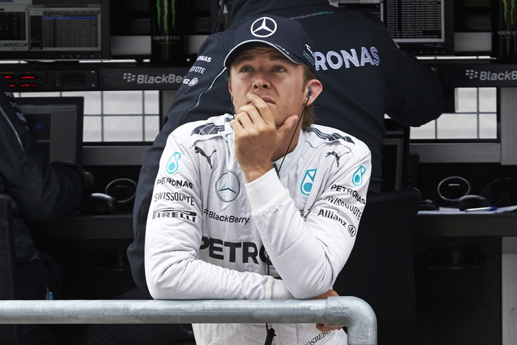 Mercedes-Pilot Nico Rosberg: «Es ist gut, dass Red Bull Racing auch einen schwierigen Tag hatte, das hat uns diesbezüglich in die Hände gespielt»