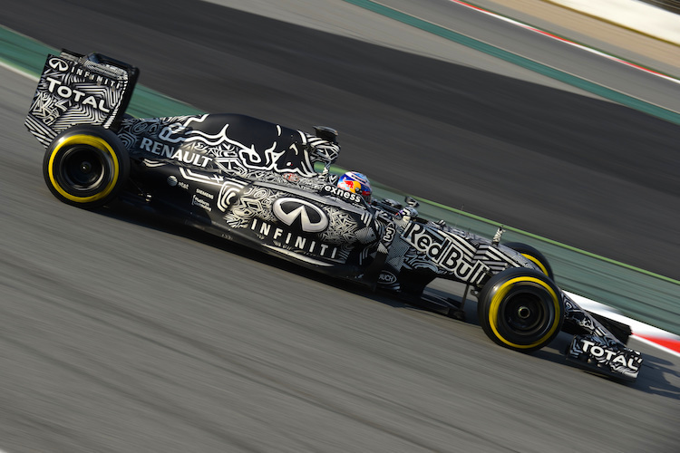 Daniel Ricciardo 2015 im Rennwagen von Red Bull Racing