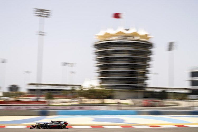 Die Formel 1 testet in Bahrain