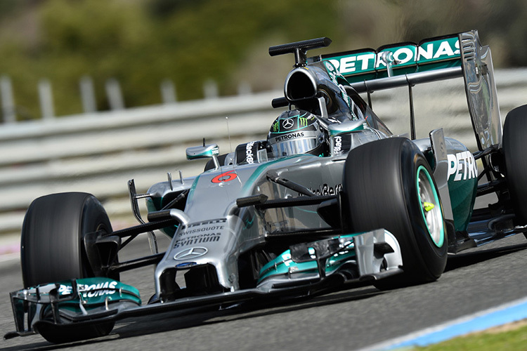 Nico Rosberg im Silberpfeil