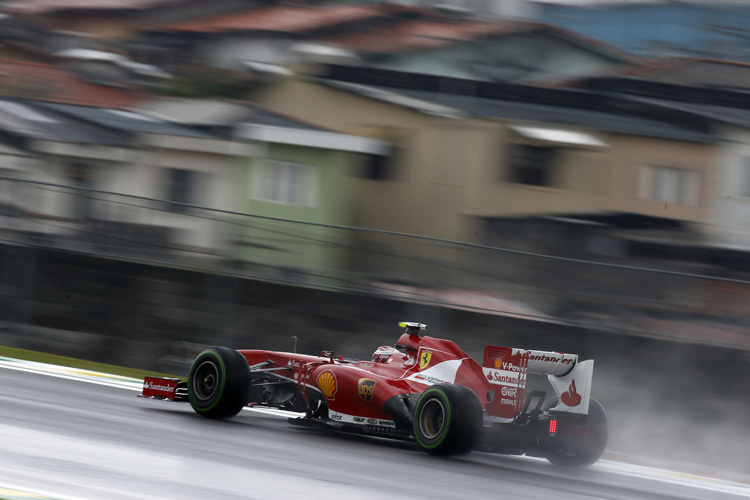 Felipe Massa beim viertletzten Einsatz für Ferrari