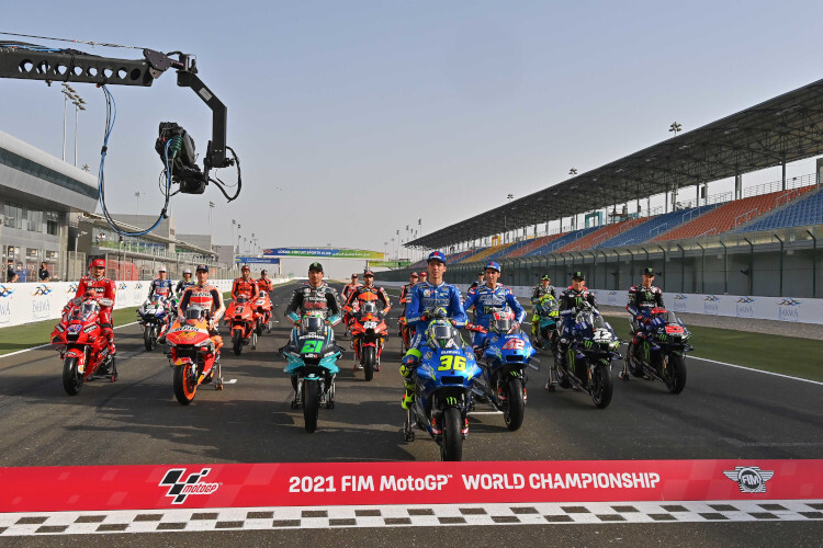 Die MotoGP-Klasse 2021 steht vor der ersten Bewährungsprobe