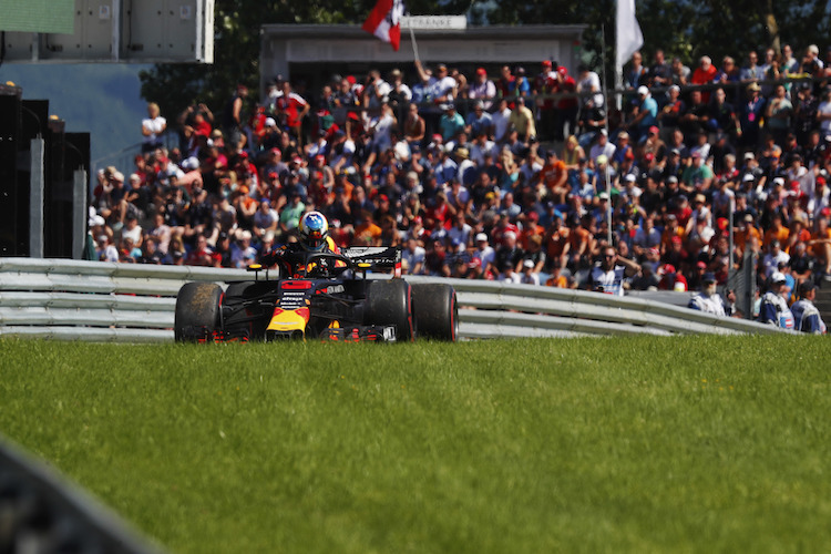 Daniel Ricciardo musste in Österreich eine bittere Pille schlucken