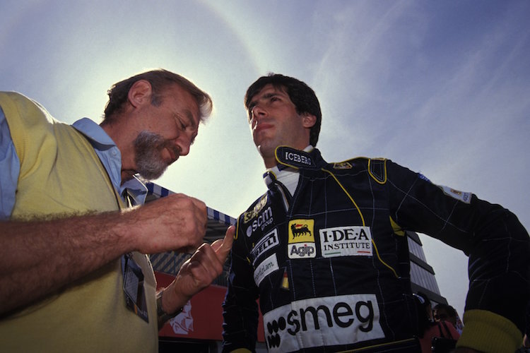Barilla als Minardi-Fahrer 1990