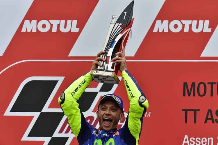 Sieg in Assen 2017: Valentino Rossi