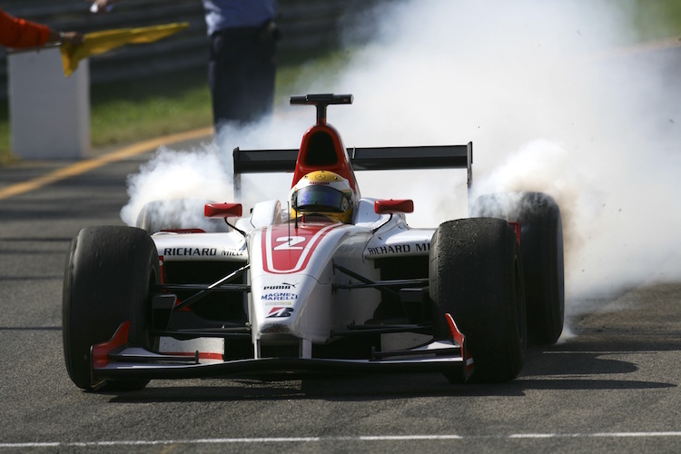 Lewis Hamilton 2006 in der GP2