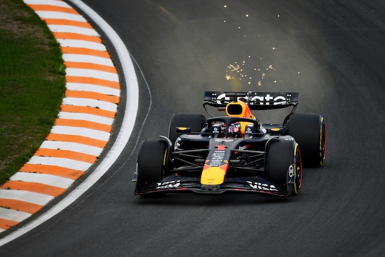 Max Verstappen in Zandvoort