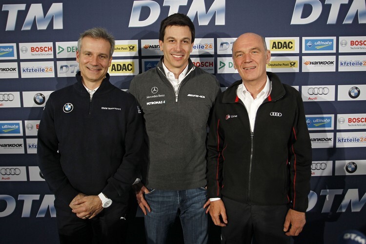 Jens Marquardt, Toto Wolff und Dr. Wolfgang Ullrich (v.l.)
