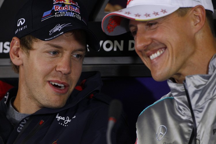 Vettel: «Es ist cool, gegen Schumacher zu fahren.»