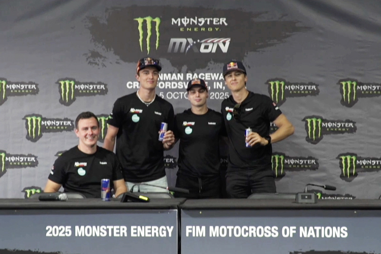 Team Belgien mit Lucas und Sacha Coenen sowie Liam Everts