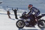 Hugo Clerc: Mit der Yamaha YZF-R1 auf den Skipisten des Val Torens