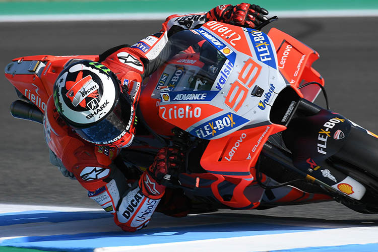 Auch in Jerez stark beflügelt: Jorge Lorenzo (Ducati)