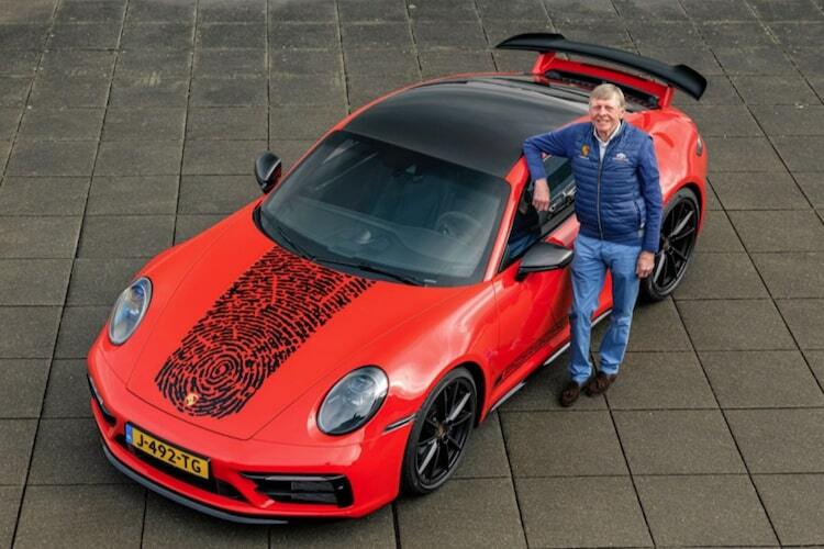 Van Lennep 2020 mit der Sonderausgabe von Porsche