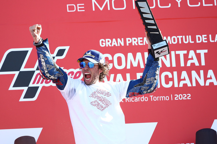 Alex Rins brachte Suzuki noch einen letzten MotoGP-Sieg