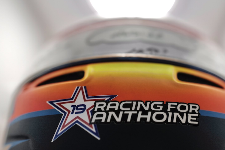 Der Helm von Romain Grosjean