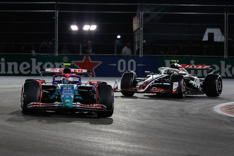 Yuki Tsunoda und Nico Hülkenberg