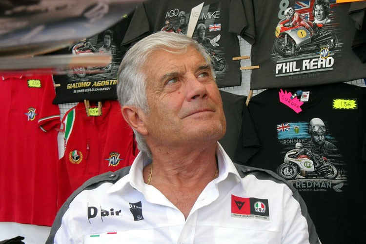 Giacomo Agostini feiert seinen 75. Geburtstag mit den Fans am Sachsenring