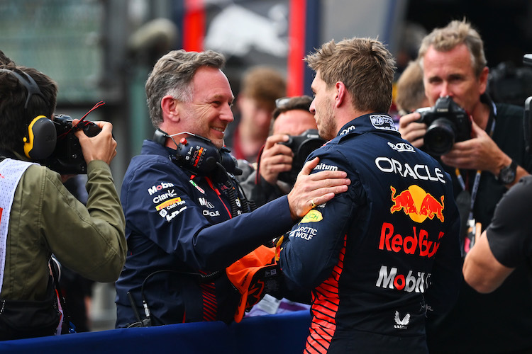 Red Bull Racing-Teamchef Christian Horner sagt zu Max Verstappen: «Er bekommt alles mit, was im Rennen um ihn herum passiert»