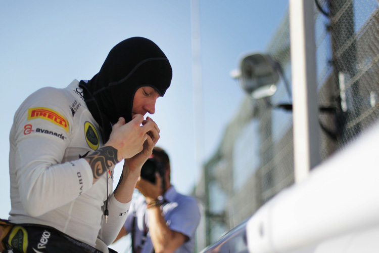Kimi Räikkönen darf beim Formel-1-Test in Jerez als Erster ausrücken