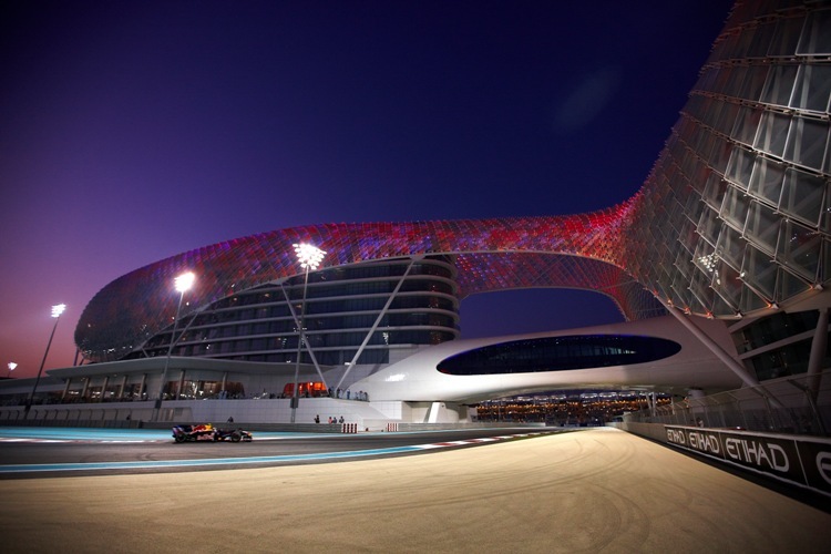 Eine Nummer kleiner tuts auch: Grand Prix-Kurs von Abu Dhabi