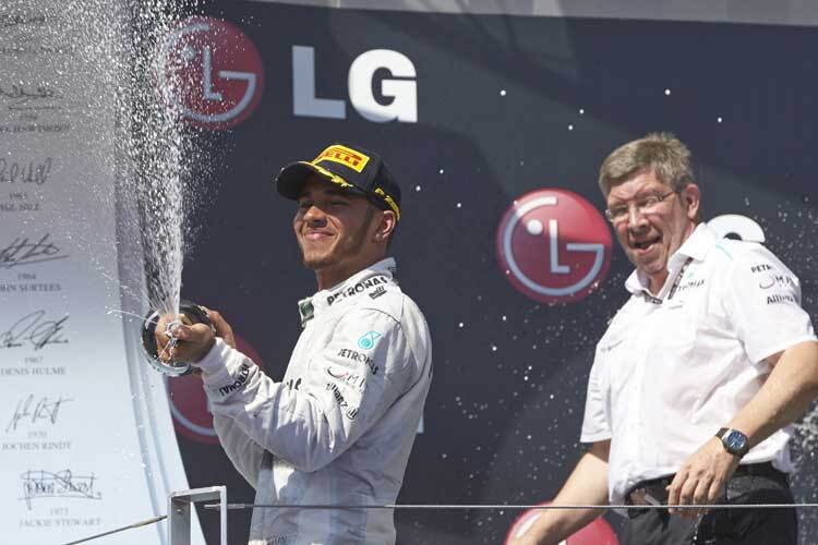 In Ungarn lief es für Lewis Hamilton problemlos