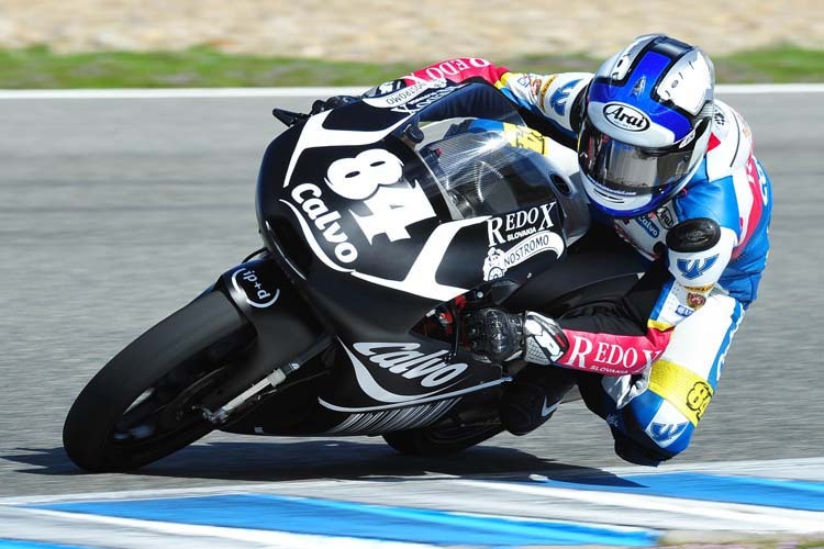 Moto3-Test in Jerez: Jakub Kornfeil auf der Calvo-KTM