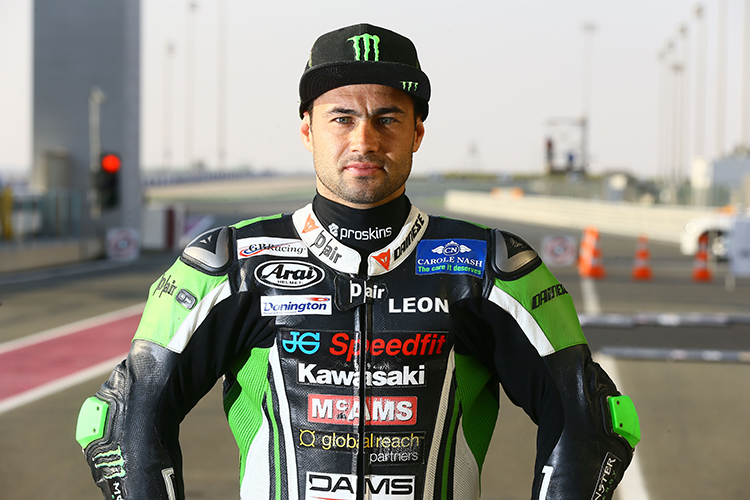 Leon Haslam 2016 in Katar: Damals Fünfter für Pedercini Kawasaki