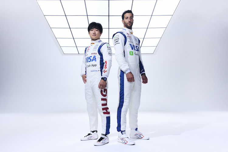 Yuki Tsunoda und Daniel Ricciardo