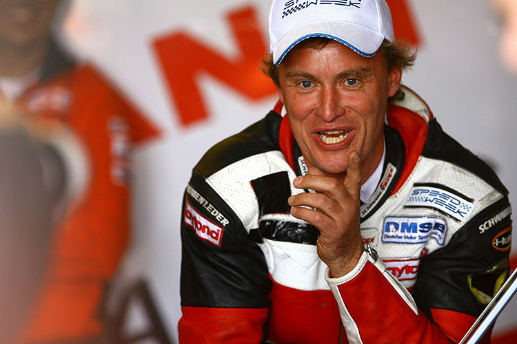 Ralf Waldmann beim Donington-GP 2009
