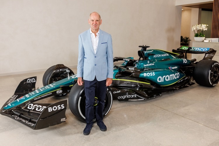 Adrian Newey wird ab 1. März 2025 für Aston Martin arbeiten