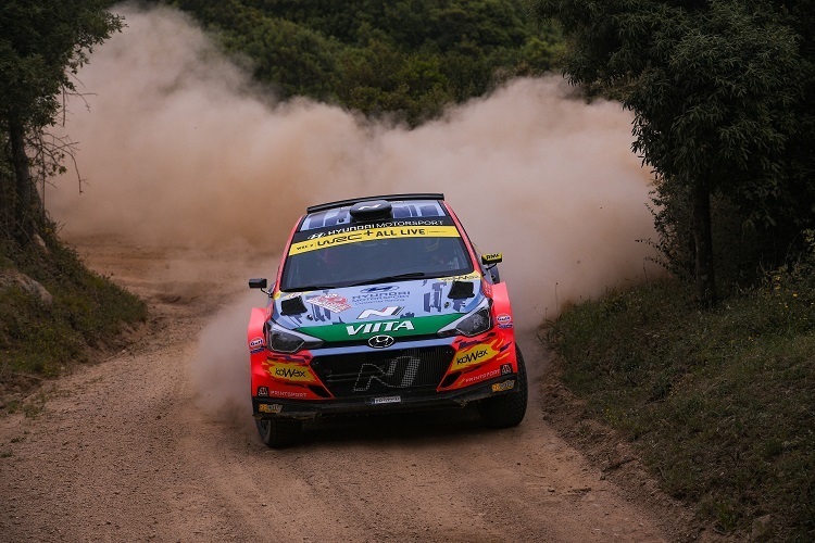 Jari Huttunen gewann die WRC2