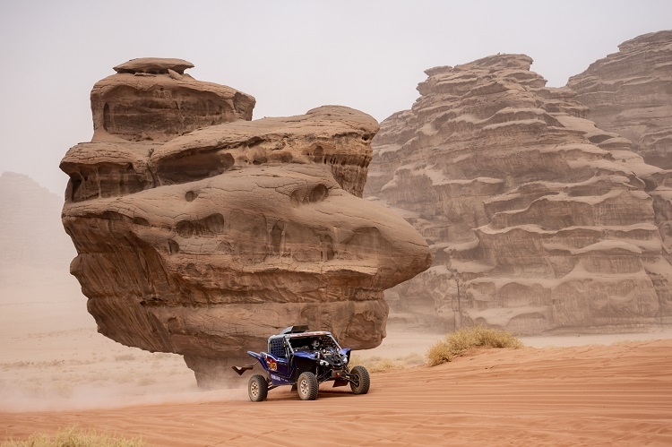 Mattias Ekstrom bei der Rallye Dakar