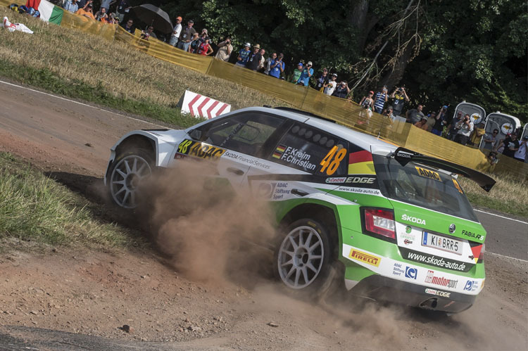 Platz acht bei der WRC2-Premiere – Fabian Kreim im Fabia R5 von Skoda Auto Deutschland 