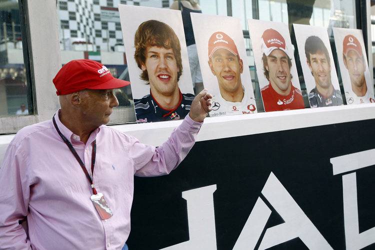 Lauda tippt in der WM 2011 auf Sebastian Vettel