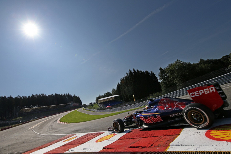 Max Verstappen im vergangenen August in Spa-Francorchamps