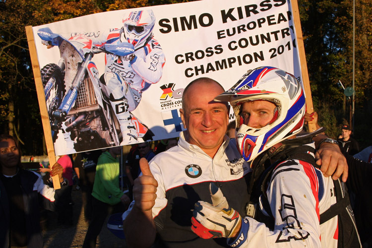 Simo Kirssi und Berthold Hauser feiern den Titelgewinn