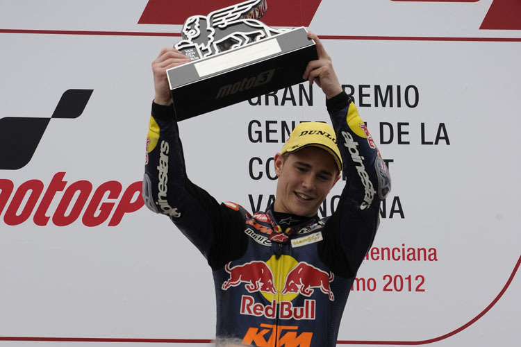 Danny Kent: Sieger beim Saisonfinale 2012 in Valencia