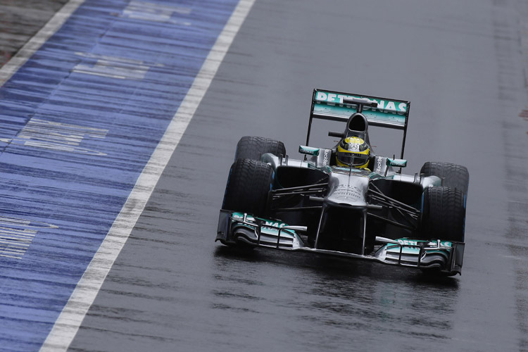 Bestzeit am Nachmittag: Monaco-Sieger Nico Rosberg gab in Silverstone das Tempo vor