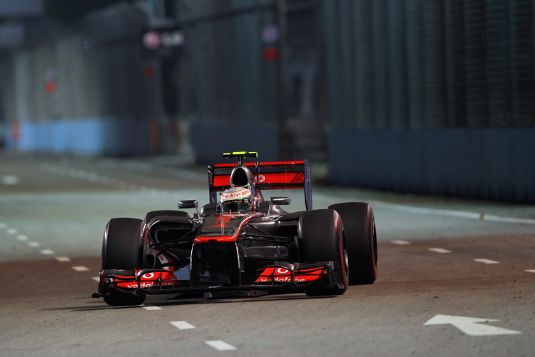 Lewis Hamilton startet in Singapur von der Pole