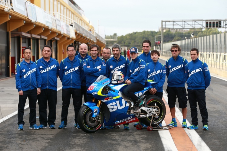 Maverick Viñales und das Suzuki Team