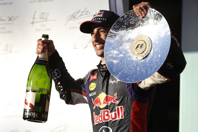 Daniel Ricciardo: Zweiter 2014, dann aber disqualifiziert