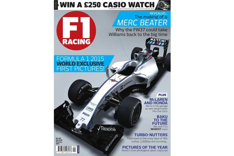 Das Cover des Magazins F1Racing