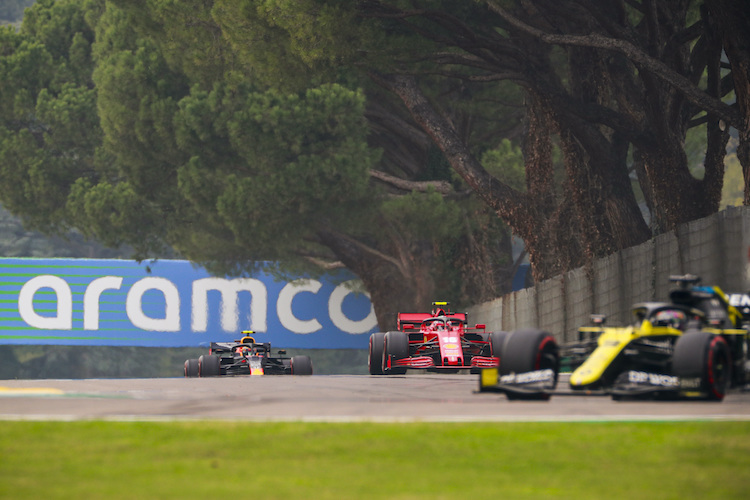 Charles Leclerc konnte in Imola zwar viele Punkte einfahren, Daniel Ricciardo war allerdings noch erfolgreicher