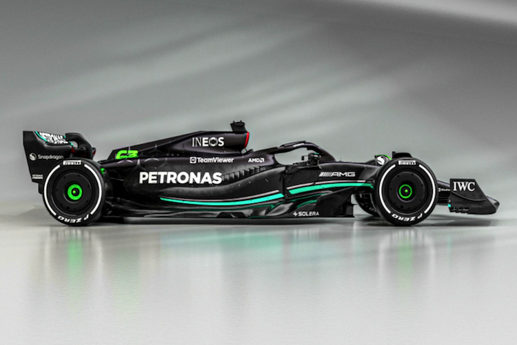 Das neue Auto von Lewis Hamilton und George Russell