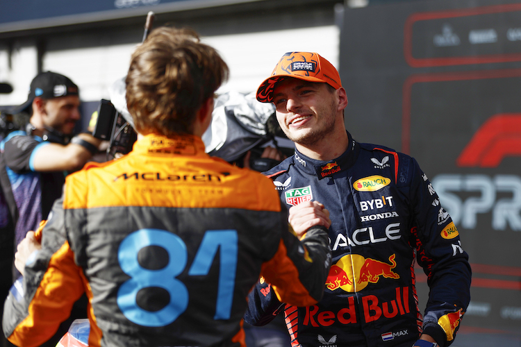 Oscar Piastri und Max Verstappen