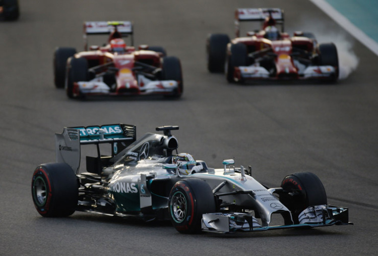 Lewis Hamilton sicherte sich mit dem Sieg in Abu Dhabi den zweiten Formel-1-WM-Titel