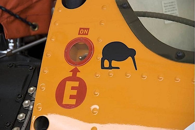 Der Kiwi auf dem McLaren